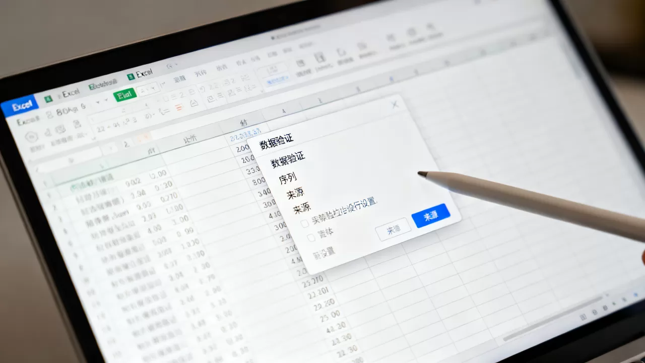 Excel中如何做下拉菜单？excel设置下拉选项教程