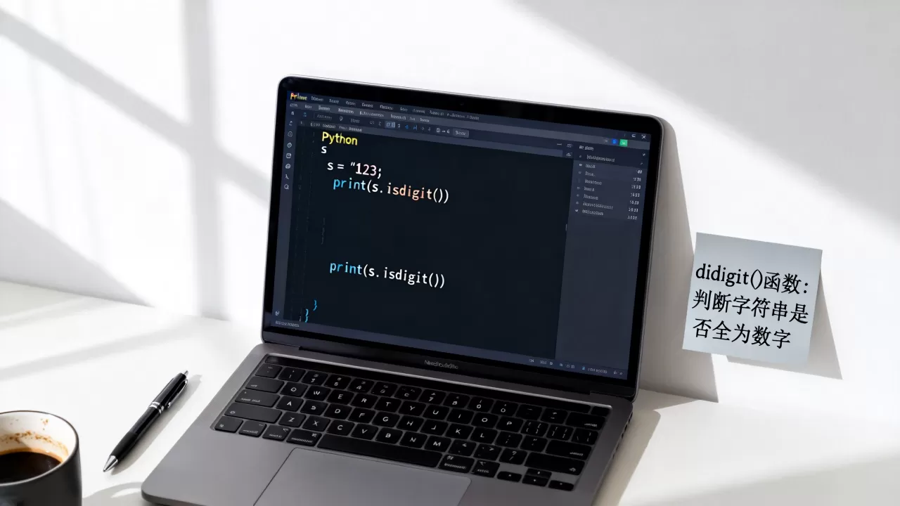 Python isdigit怎么用？python字符串判断数字的方法