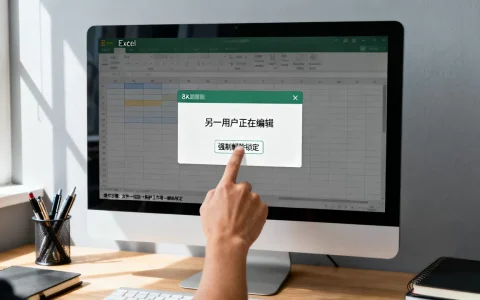 Excel提示另一用户正在编辑，如何强制解除锁定？