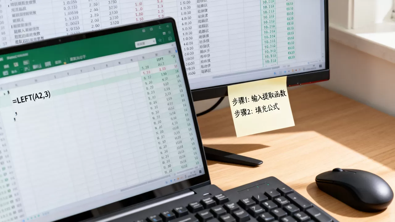 Excel怎么提取关键字？excel批量提取关键字方法