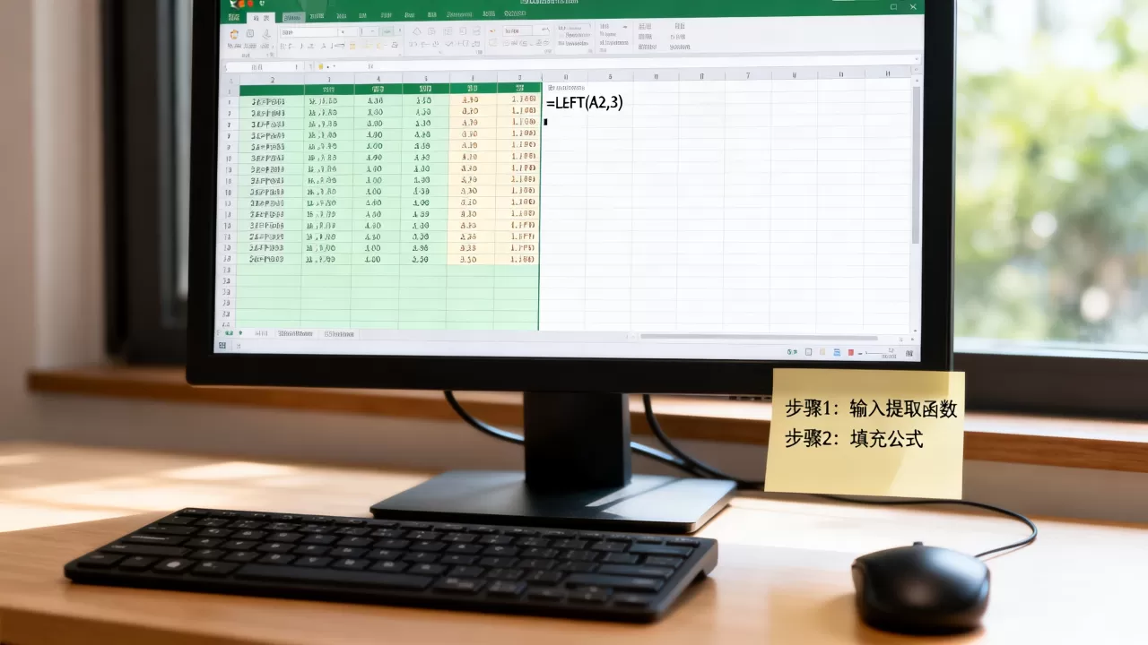 Excel怎么提取关键字？excel批量提取关键字方法