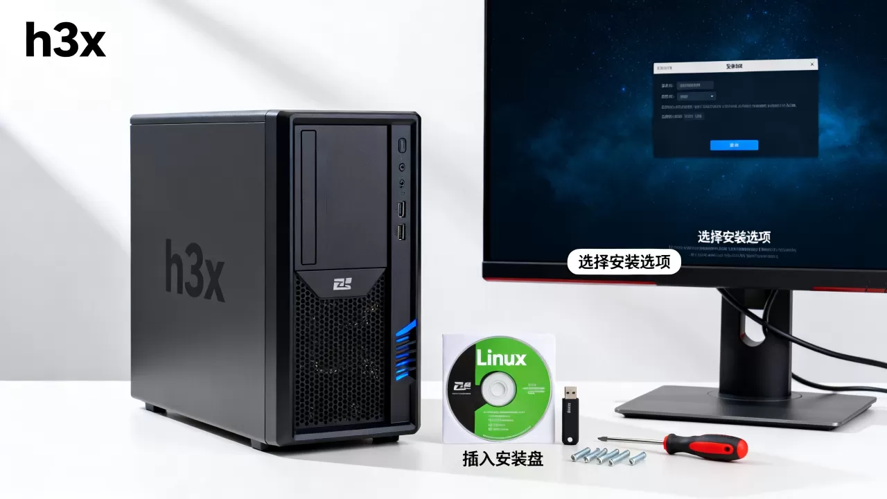 h3x服务器装Linux系统难吗？h3x服务器如何安装Linux