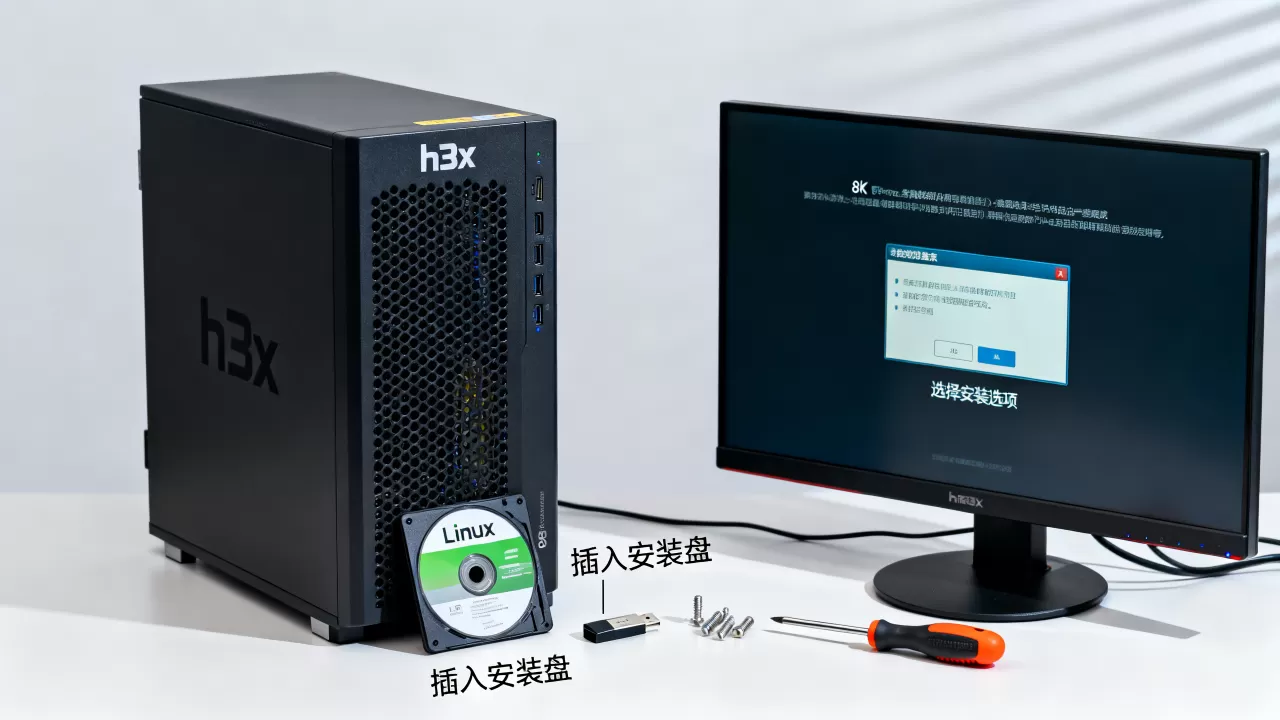 h3x服务器装Linux系统难吗？h3x服务器如何安装Linux