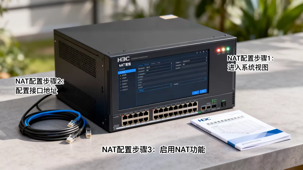 H3C交换机NAT转换配置失败怎么办？交换机NAT地址转换详细步骤
