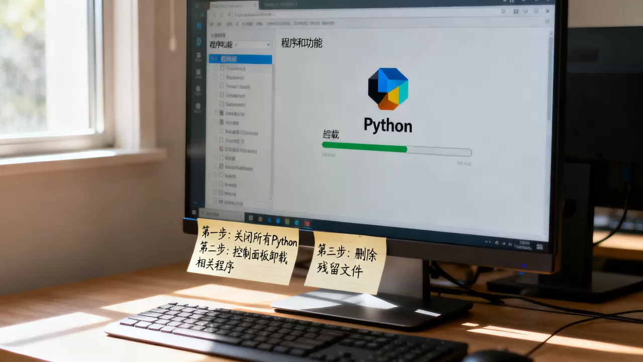 python怎么彻底卸载？python卸载不干净怎么办