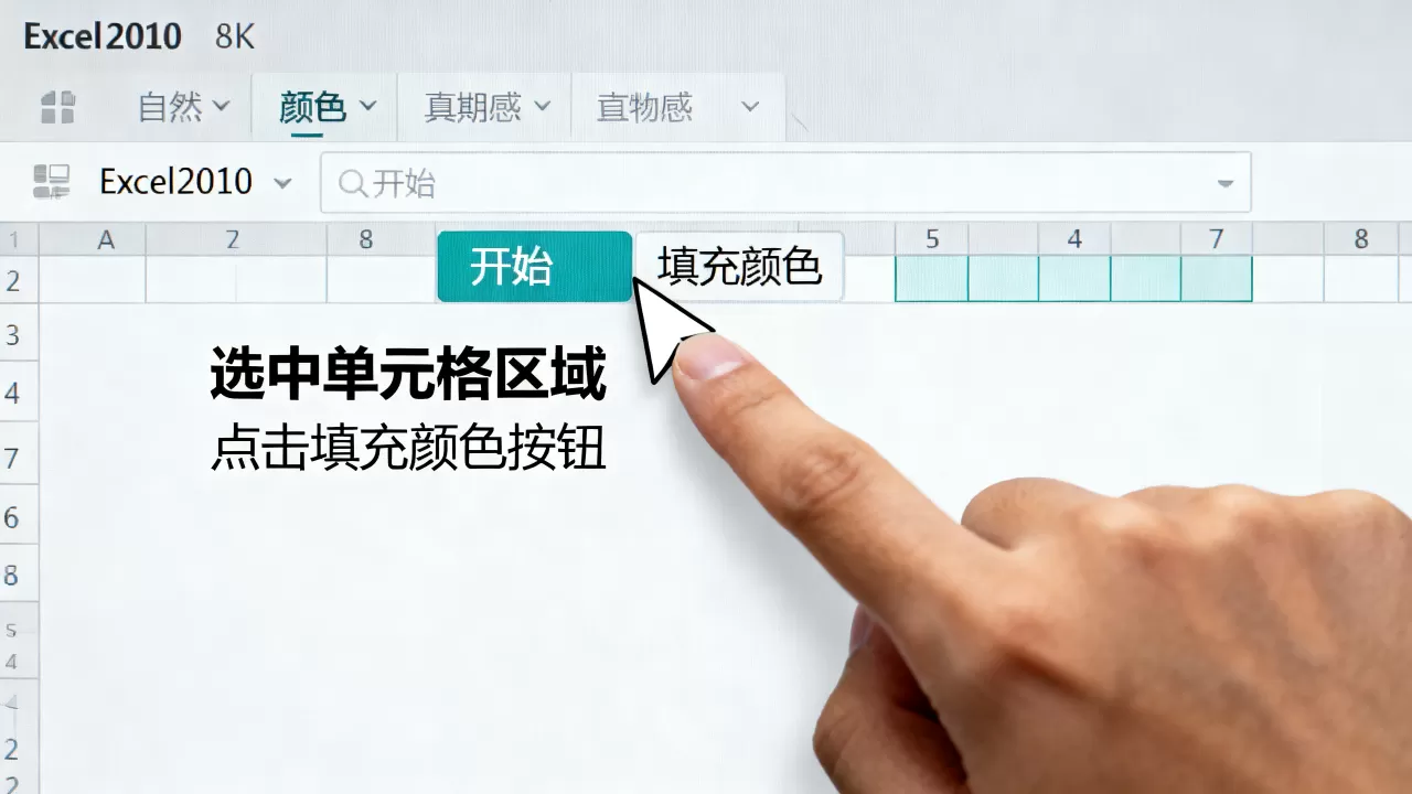 Excel2010怎么设置底纹?Excel表格背景色填充方法 Excel2010怎么设置底纹?Excel表格背景色填充方法