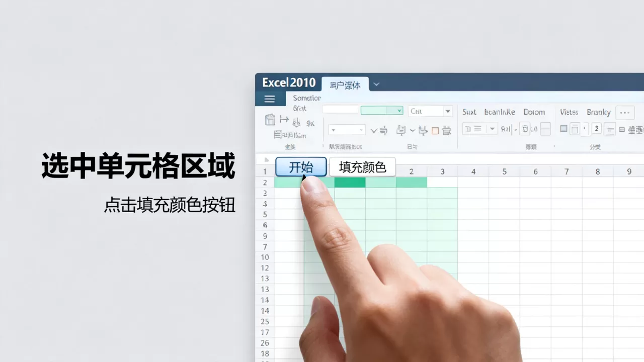 Excel2010怎么设置底纹?Excel表格背景色填充方法 Excel2010怎么设置底纹?Excel表格背景色填充方法