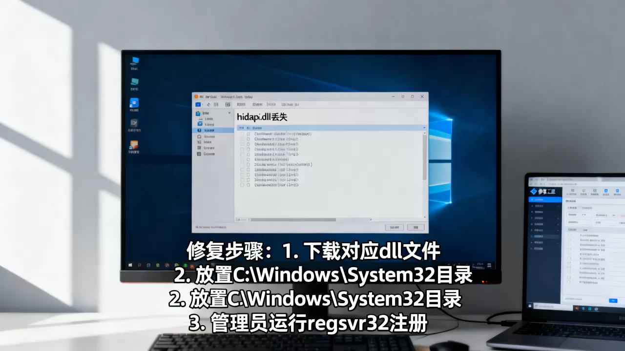 hidapi.dll丢失怎么办?dll文件丢失修复方法 hidapi.dll丢失怎么办?dll文件丢失修复方法