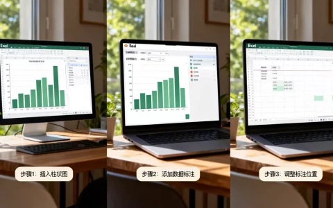Excel柱状图系列怎么做？柱状图数据标注怎么设置