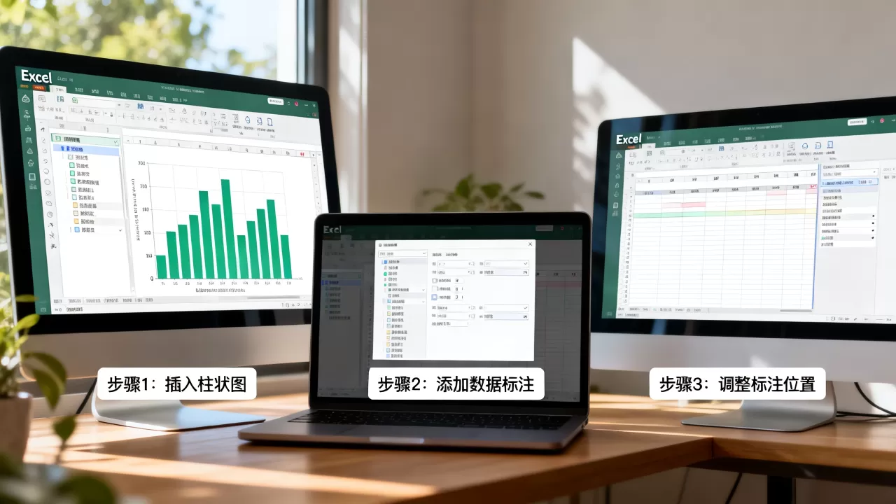 Excel柱状图系列怎么做?柱状图数据标注怎么设置 Excel柱状图系列怎么做?柱状图数据标注怎么设置
