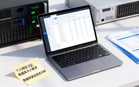 个人网站需要多大的sql数据库？个人网站建数据库需要多少钱