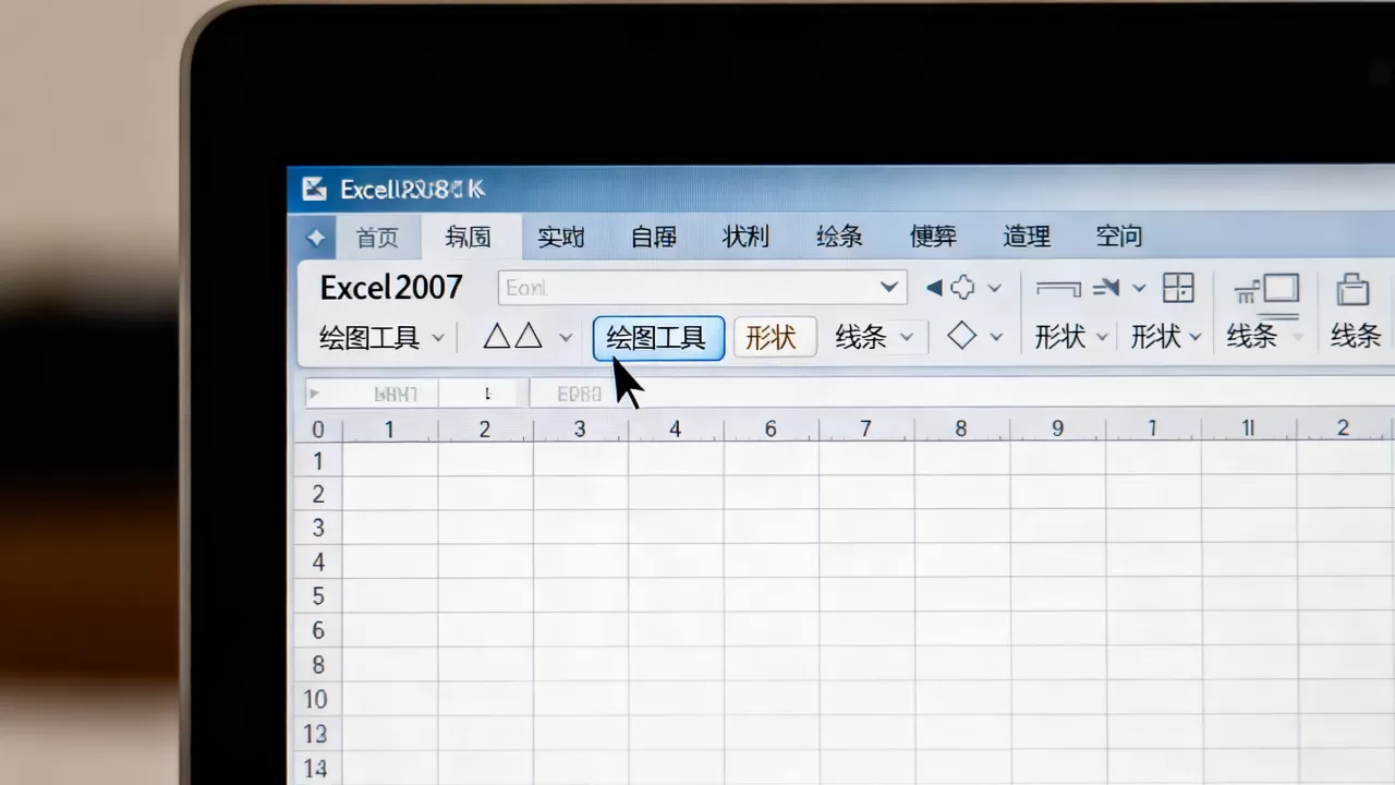Excel2007绘图工具怎么用？excel2007绘图功能在哪里