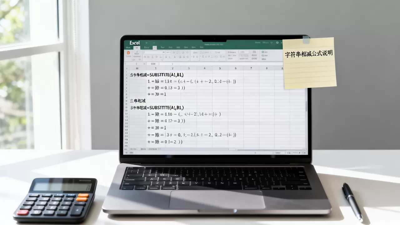 Excel字符串如何相减?excel字符串加减乘除公式 Excel字符串如何相减?excel字符串加减乘除公式
