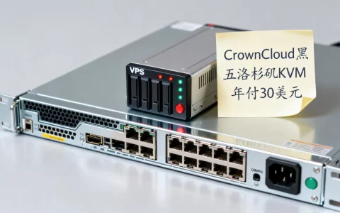 CrownCloud黑五洛杉矶KVM年付30美元起值得买吗？黑五VPS推荐