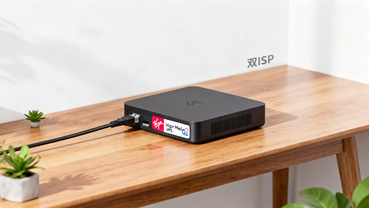 丽萨主机新英国家庭住宅双ISP VPS好用吗？ Virgin Media O2 VPS测评