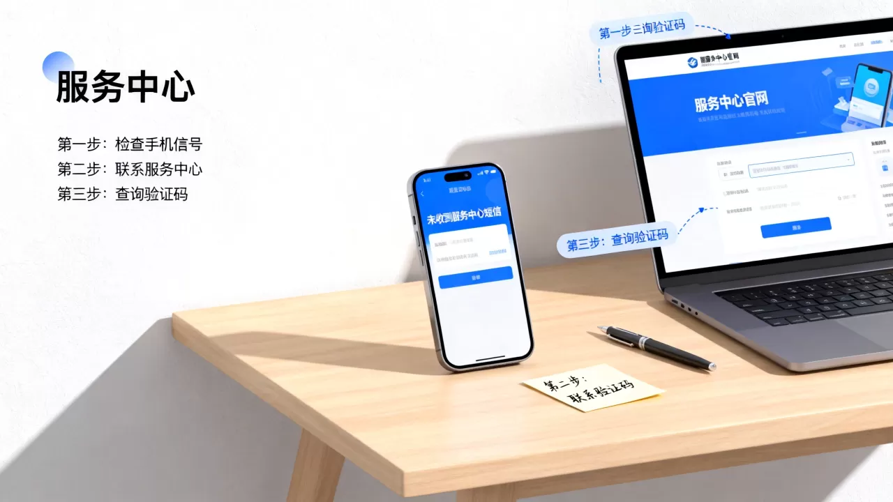 服务中心短信没收到怎么办？如何查询短信验证码