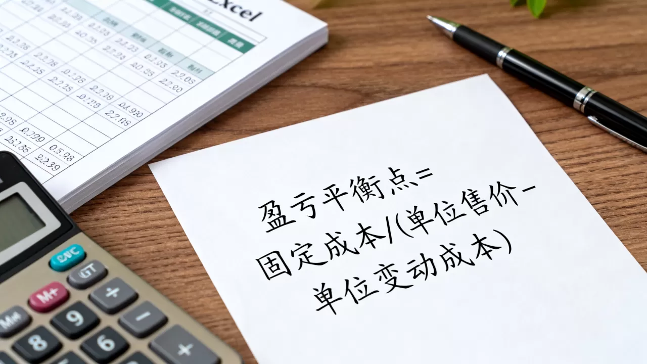 如何计算盈亏平衡点?excel制作盈亏平衡点公式 如何计算盈亏平衡点?excel制作盈亏平衡点公式