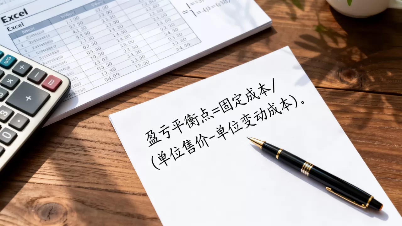 如何计算盈亏平衡点?excel制作盈亏平衡点公式 如何计算盈亏平衡点?excel制作盈亏平衡点公式