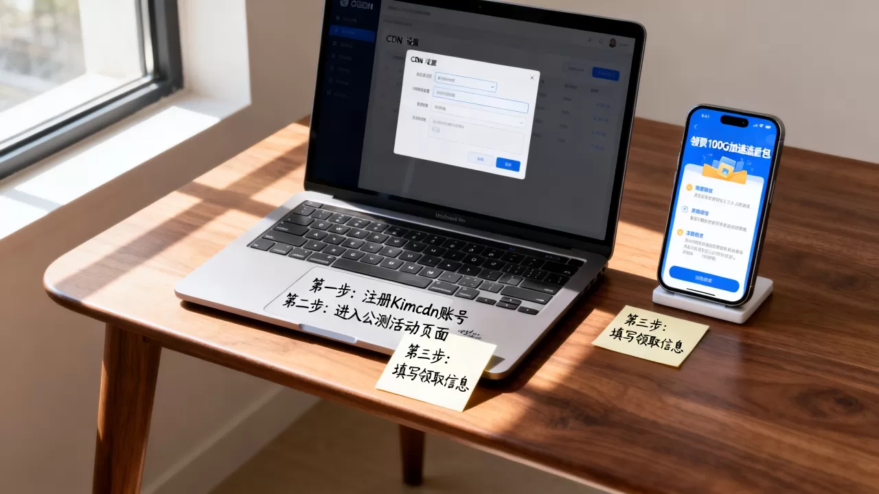 Kimcdn公测免费CDN怎么用?100G加速流量包领取教程 Kimcdn公测免费CDN怎么用?100G加速流量包领取教程