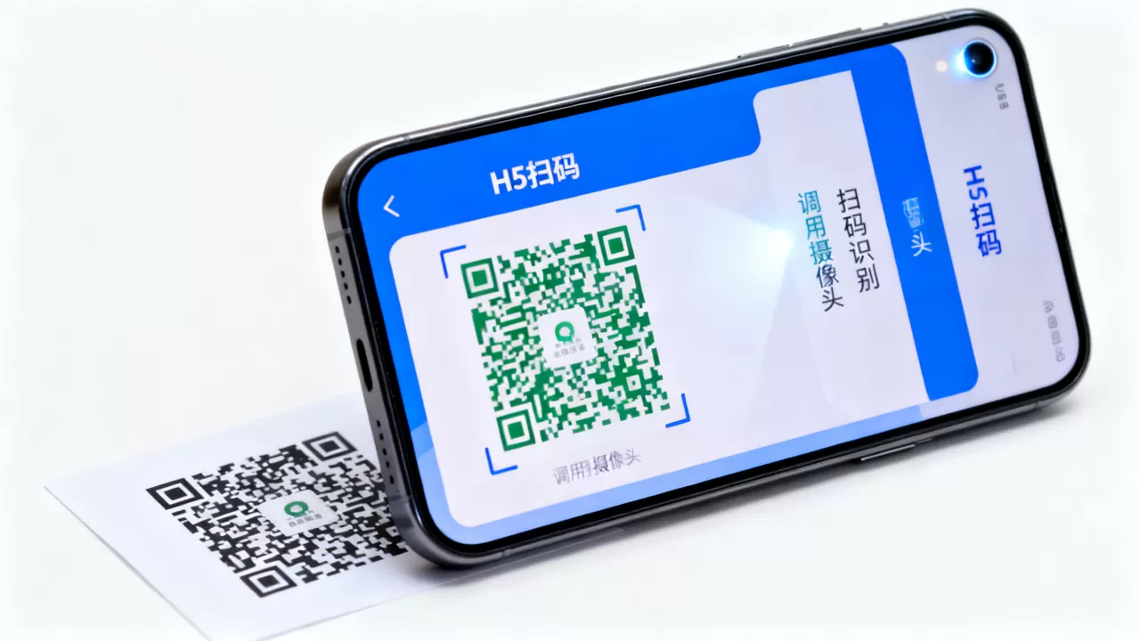 h5扫一扫js怎么实现？h5调用摄像头扫码功能