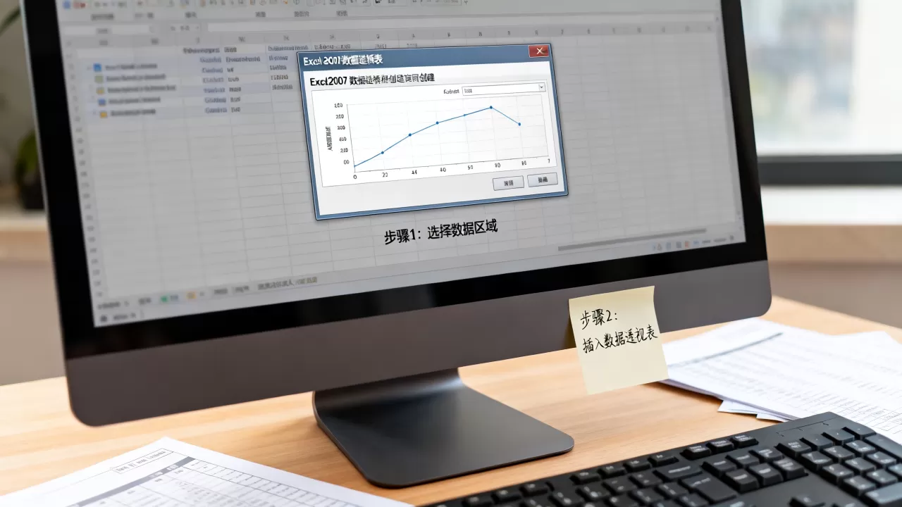 excel2007数据透视表怎么用？数据透视表创建步骤详解