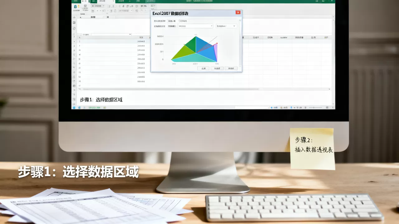 excel2007数据透视表怎么用？数据透视表创建步骤详解