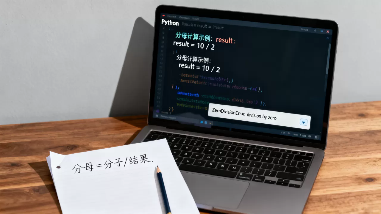 python分母怎么算?python分母为0报错怎么处理 python分母怎么算?python分母为0报错怎么处理