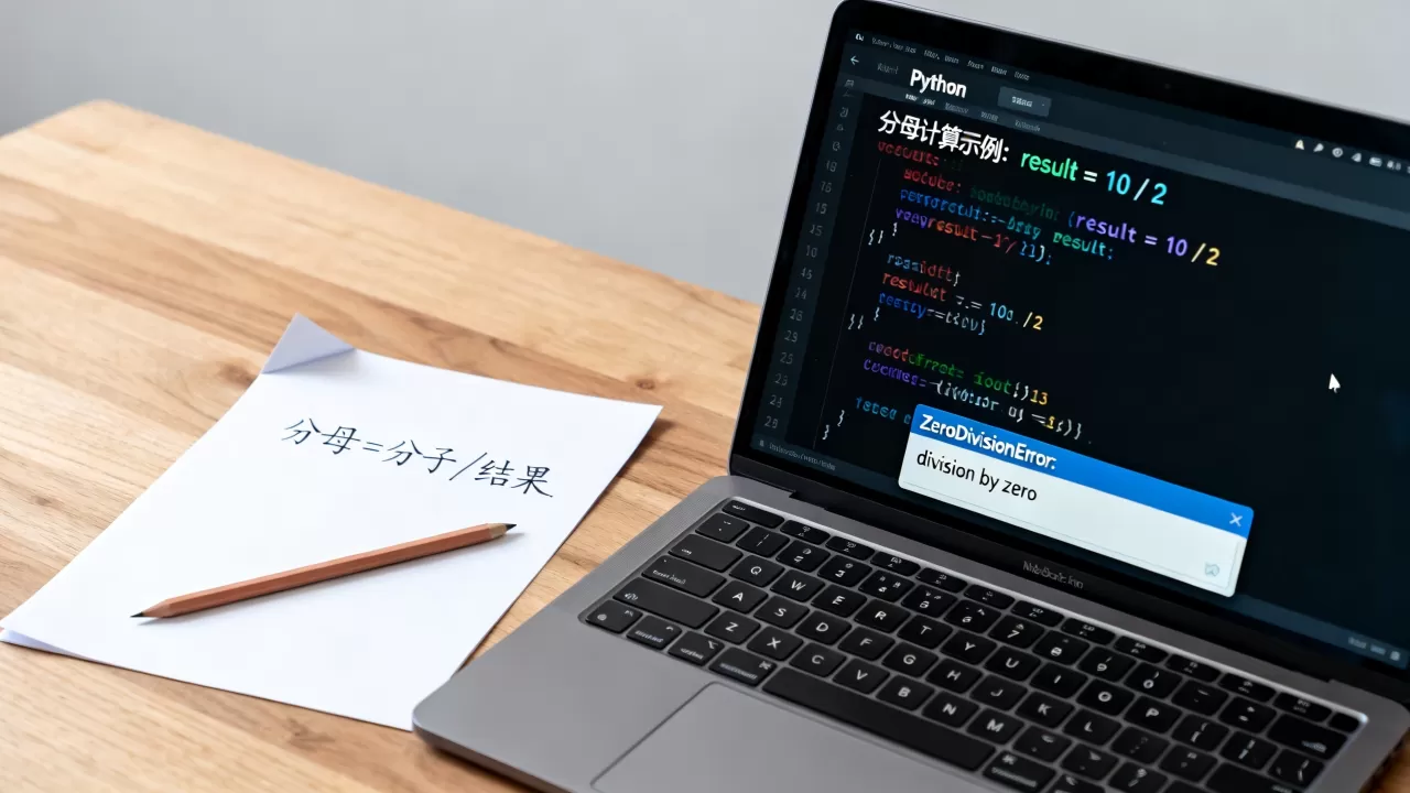 python分母怎么算?python分母为0报错怎么处理 python分母怎么算?python分母为0报错怎么处理