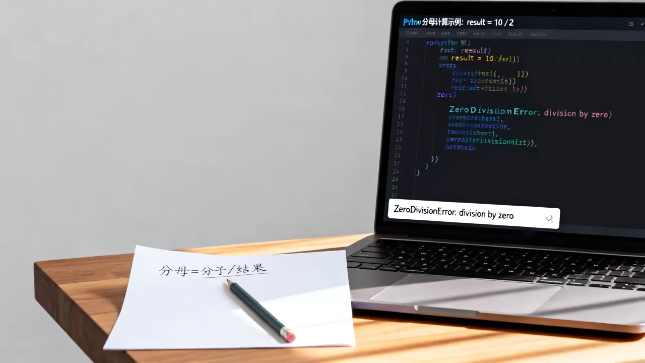 python分母怎么算?python分母为0报错怎么处理 python分母怎么算?python分母为0报错怎么处理
