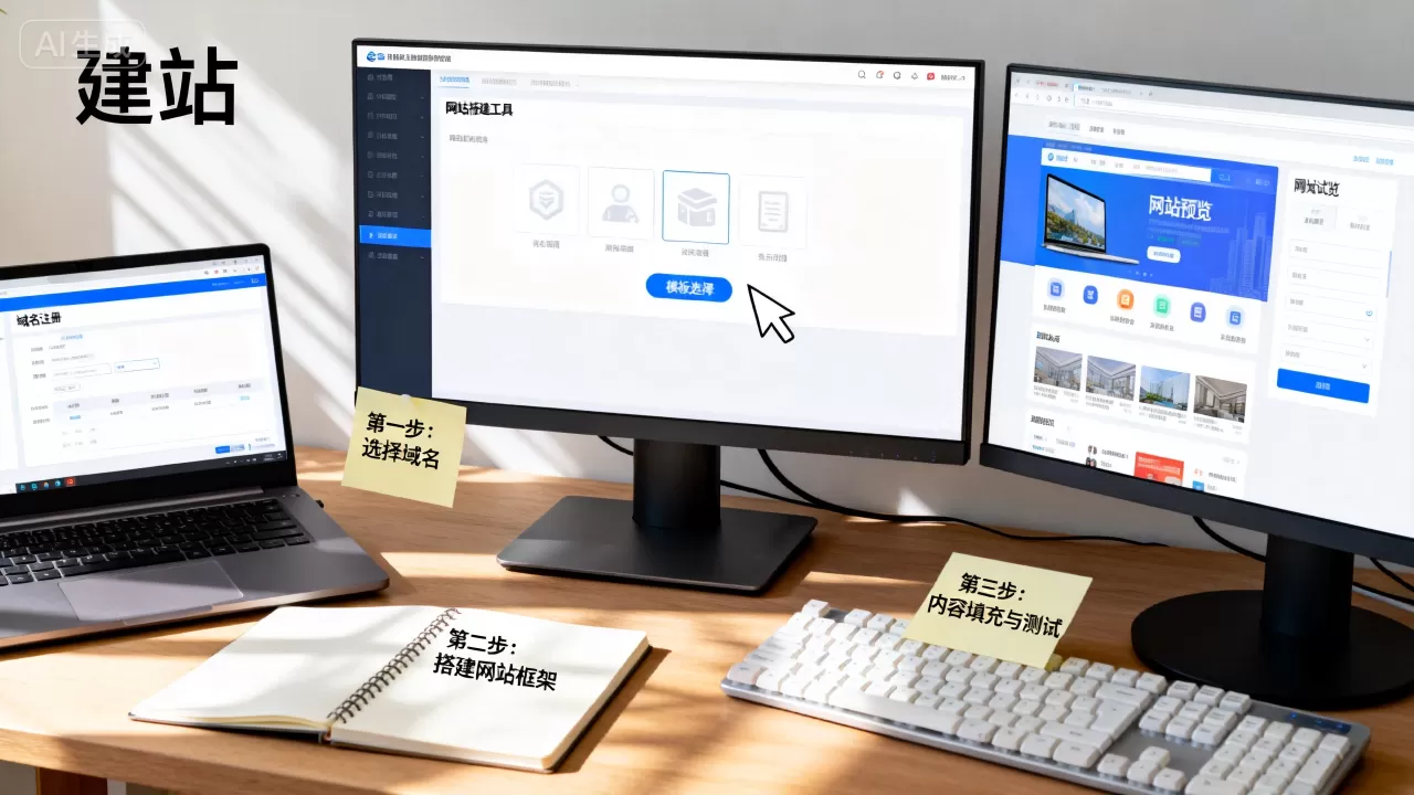 架设网站的具体步骤是什么？新手建站流程详解