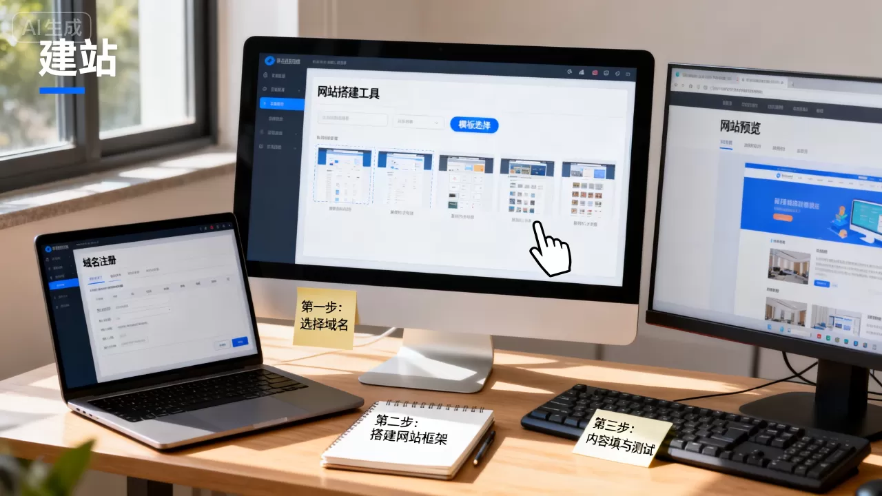 架设网站的具体步骤是什么？新手建站流程详解