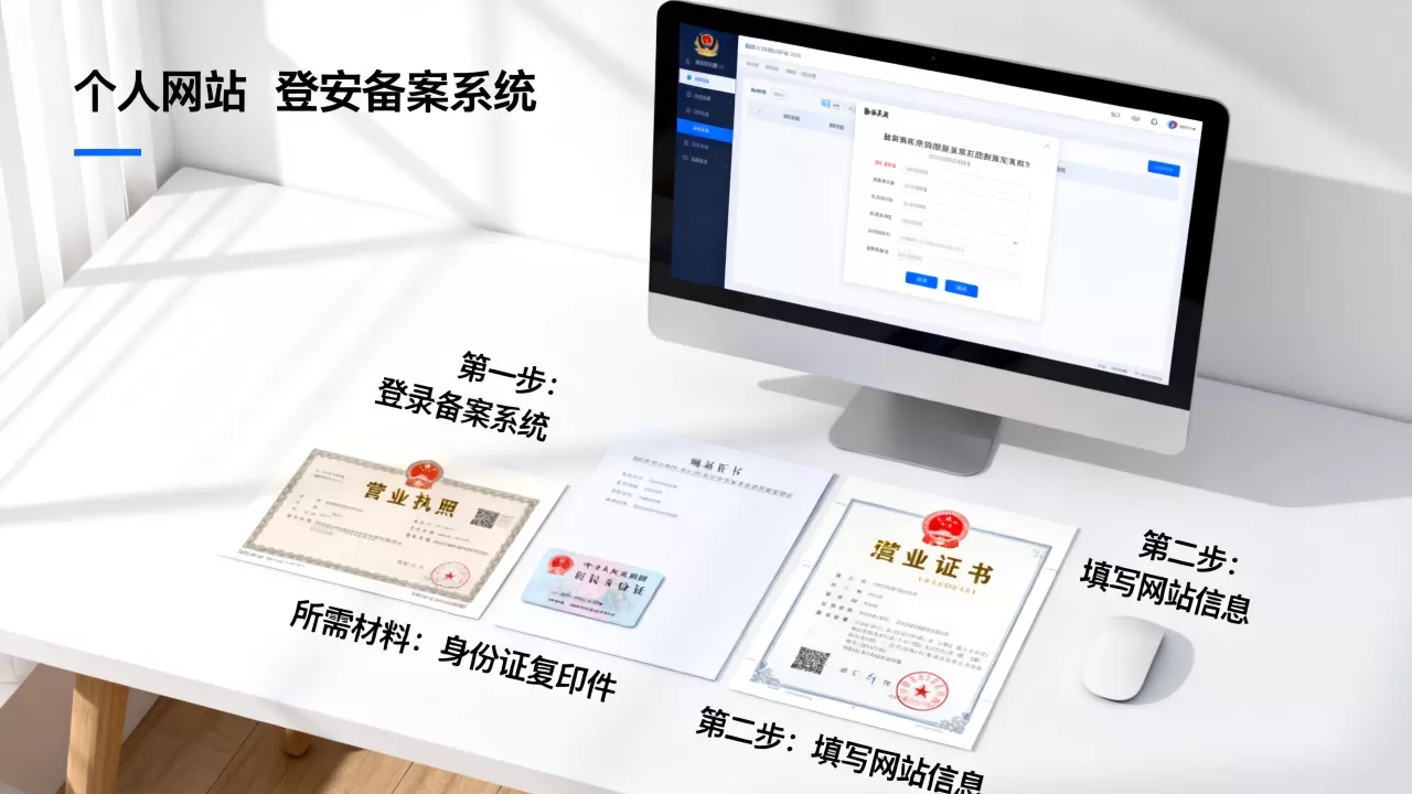 个人网站网安备案怎么操作?网安备案流程及所需材料 个人网站网安备案怎么操作?网安备案流程及所需材料