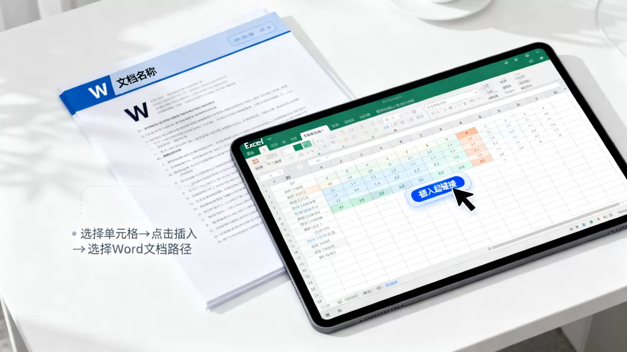 Excel如何插入Word超链接?Excel超链接到Word文档的方法 Excel如何插入Word超链接?Excel超链接到Word文档的方法