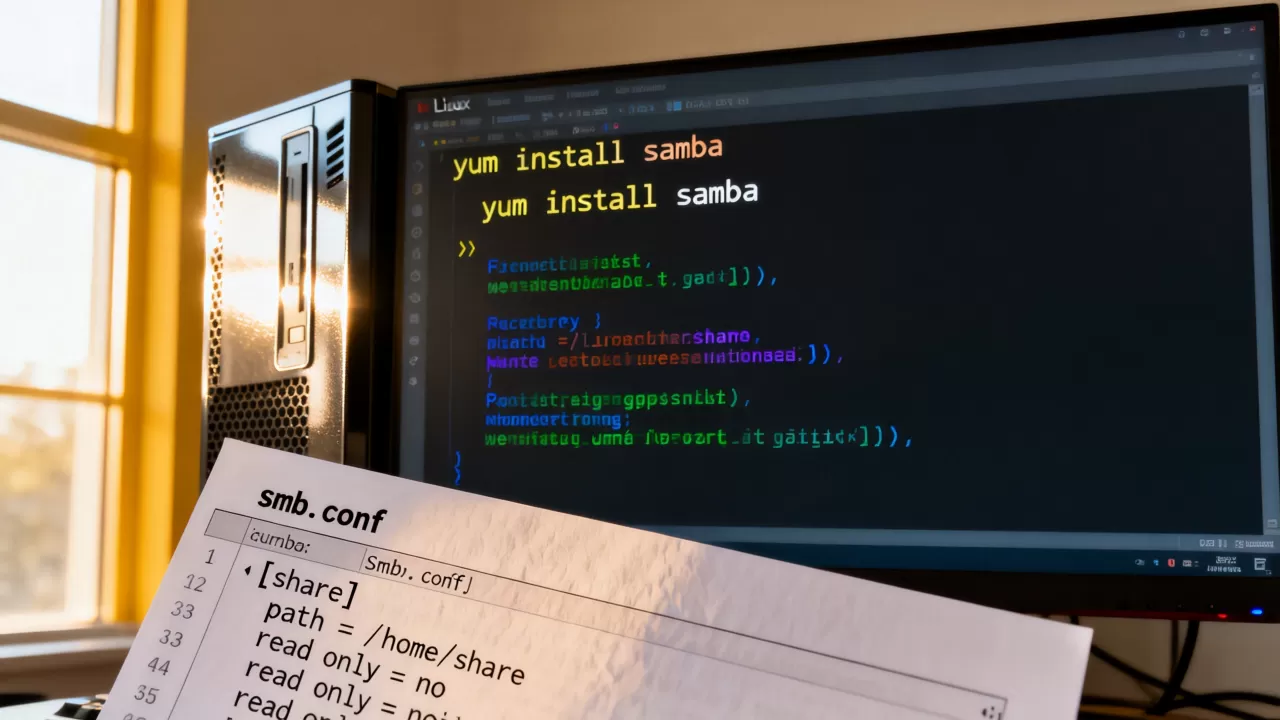 linux yum安装samba怎么操作？linux yum samba配置教程