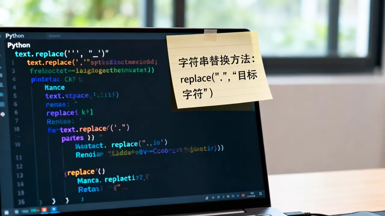 python中如何替换点号?python字符串替换方法 python中如何替换点号?python字符串替换方法