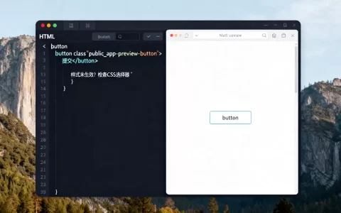 button设为public_app-preview-button组件后不显示？button组件样式不生效怎么解决