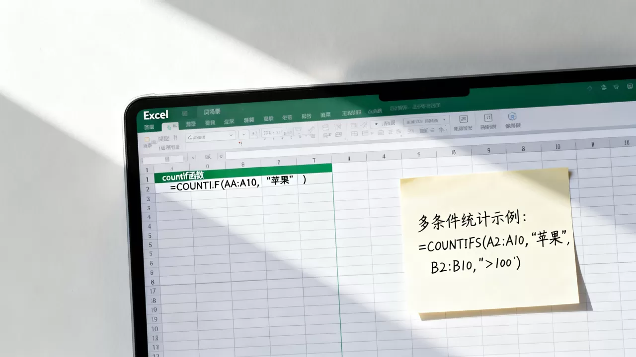 Excel中countif函数怎么用?countif函数多条件统计 Excel中countif函数怎么用?countif函数多条件统计