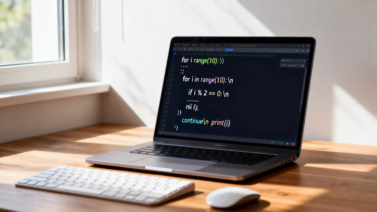 python continues怎么用?python中continue语句的用法 python continues怎么用?python中continue语句的用法
