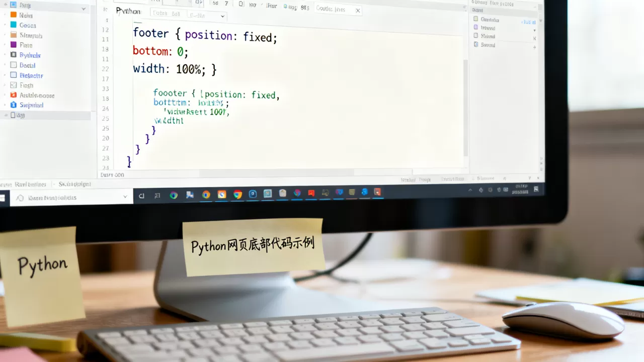 Python页脚怎么设置?Python网页底部代码怎么写 Python页脚怎么设置?Python网页底部代码怎么写