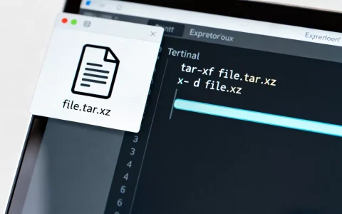 linux lzma怎么解压？linux解压tar.xz文件命令