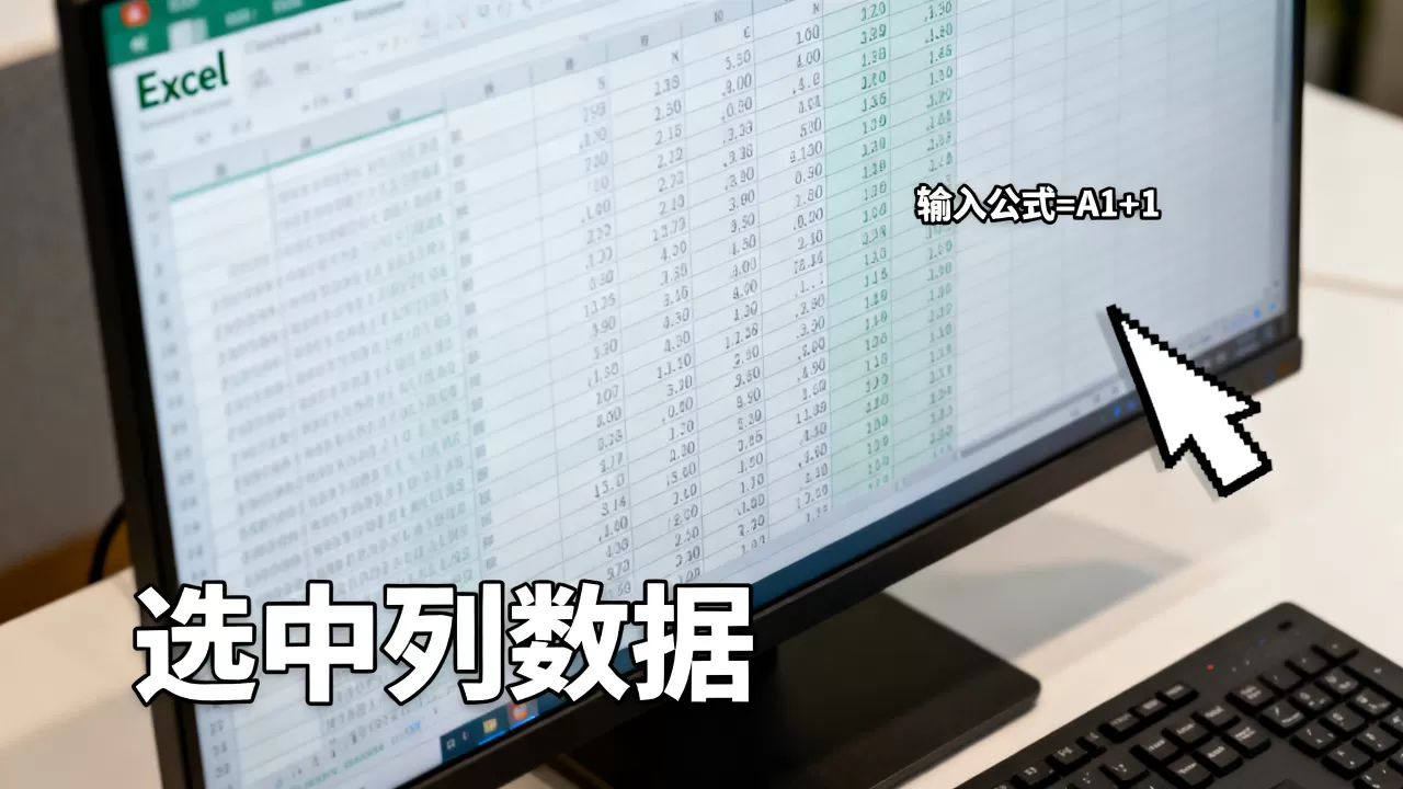 Excel列怎么加1?excel批量给列加1 Excel列怎么加1?excel批量给列加1