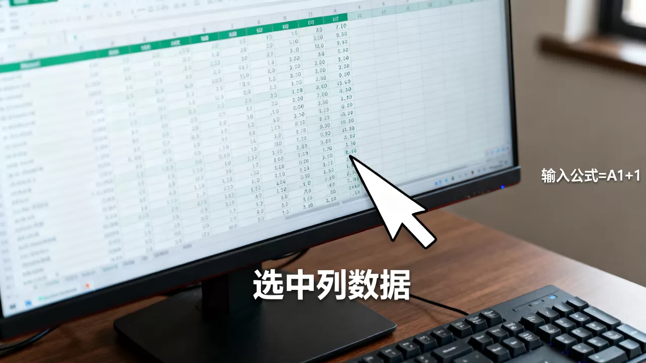 Excel列怎么加1?excel批量给列加1 Excel列怎么加1?excel批量给列加1