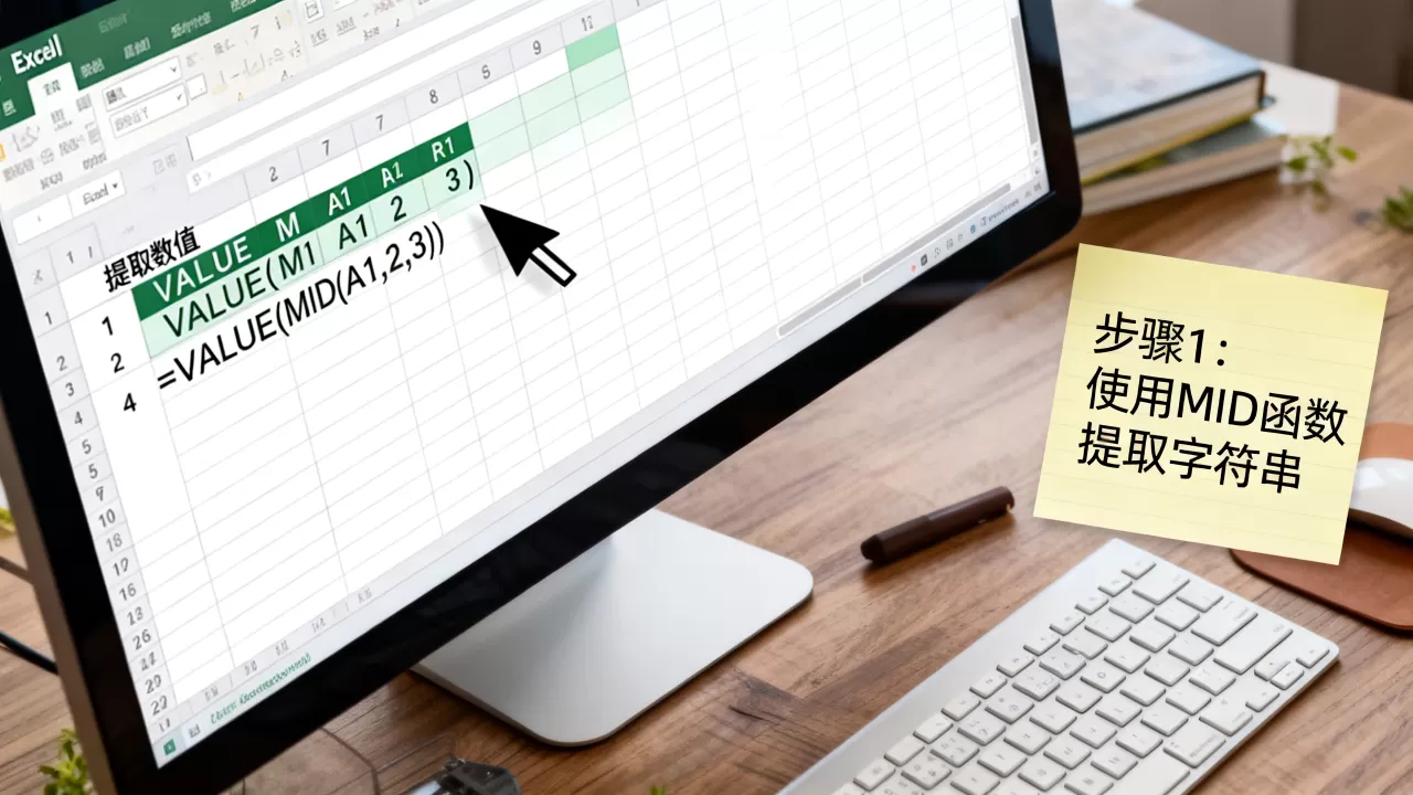 Excel函数如何提取数值？excel提取数字的公式