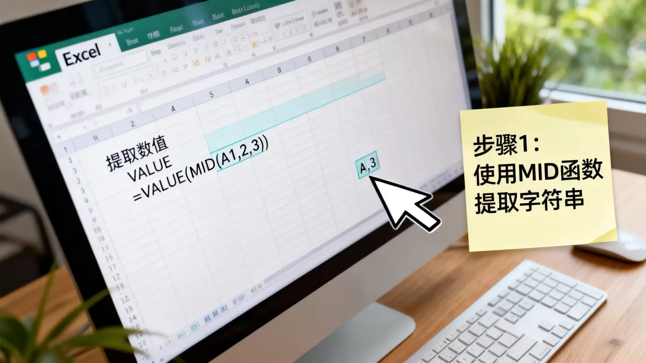 Excel函数如何提取数值？excel提取数字的公式