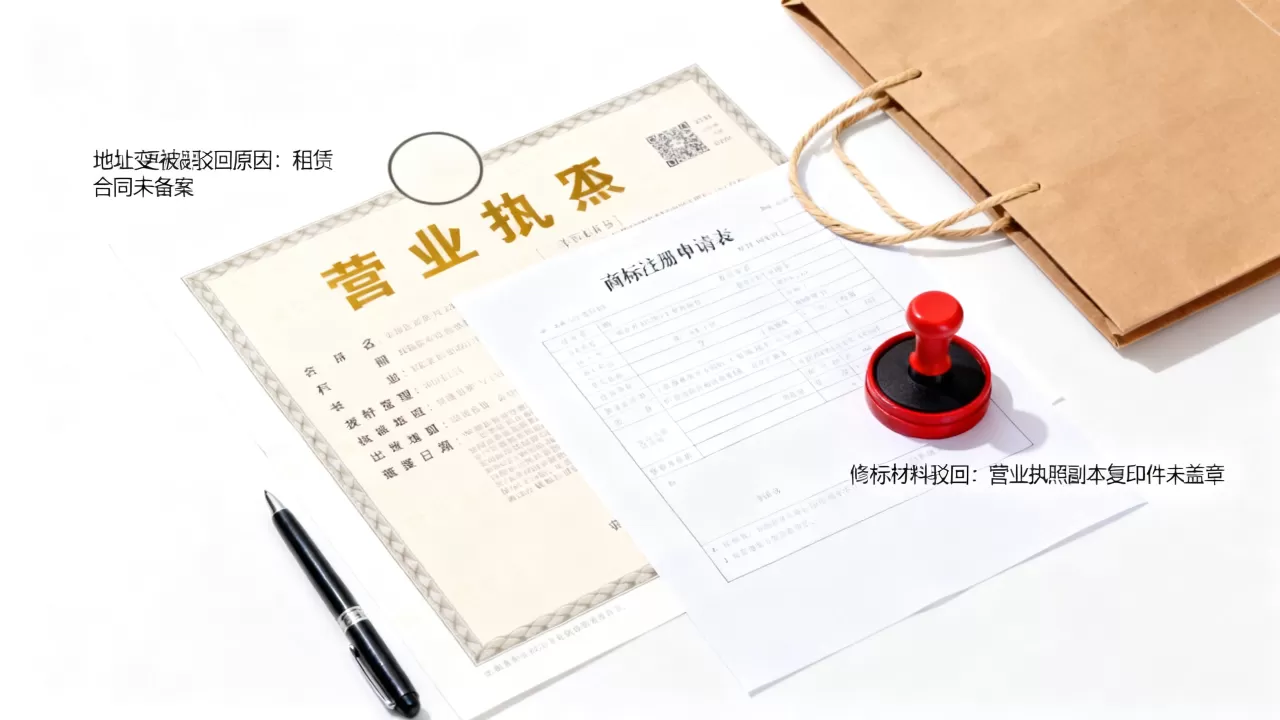 营业执照地址变更被驳回怎么办?商标注册申请材料被驳回原因 营业执照地址变更被驳回怎么办?商标注册申请材料被驳回原因