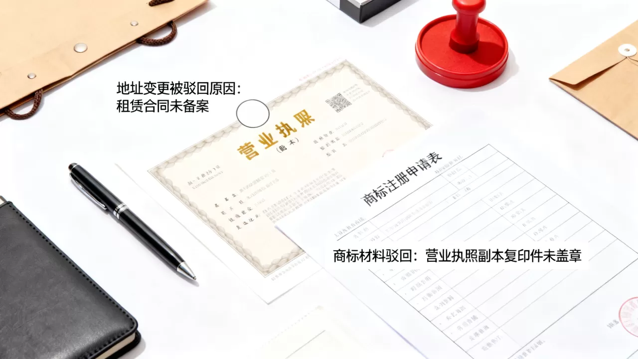 营业执照地址变更被驳回怎么办?商标注册申请材料被驳回原因 营业执照地址变更被驳回怎么办?商标注册申请材料被驳回原因