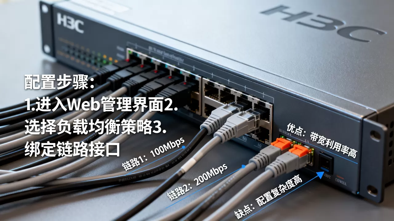 H3C非等价链路负载均衡如何配置?非等价链路负载均衡优缺点 H3C非等价链路负载均衡如何配置?非等价链路负载均衡优缺点