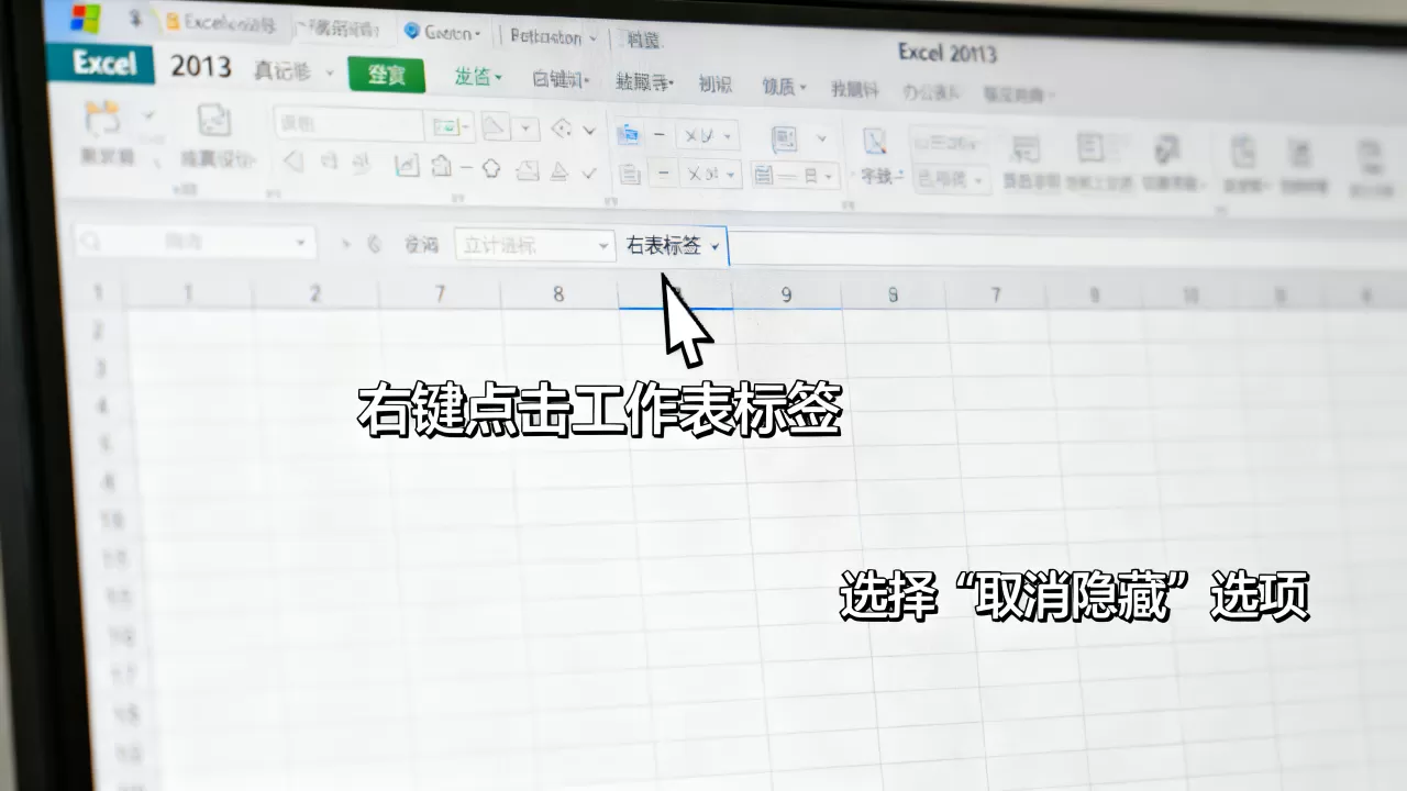Excel2013怎么取消隐藏工作表?如何快速显示被隐藏的工作表 Excel2013怎么取消隐藏工作表?如何快速显示被隐藏的工作表