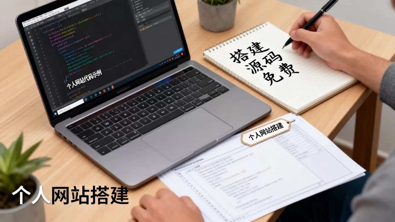 个人网站的代码怎么写？个人网站搭建源码免费
