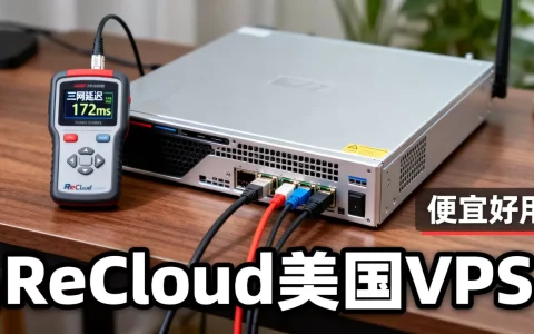 ReCloud美国VPS三网延迟172ms稳定吗？美国vps推荐便宜好用